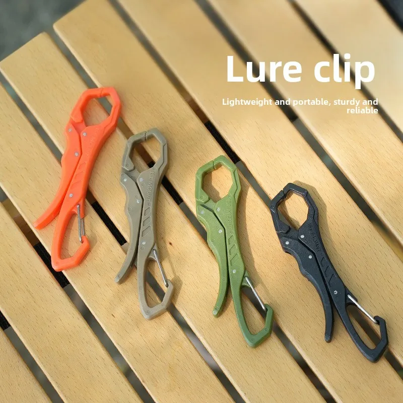 ISE MOUNT Outdoor Mini Fish Mouth Buckle Multifunctional Keychain Glove Clip Portable Luya Carry-on Storage Holder