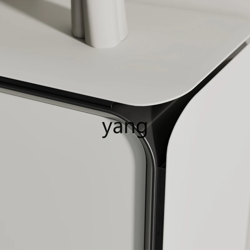 LTT simple luxury door cabinet modern light luxury bedroom six chest cabinet Hong Kong style solid wood bedroom