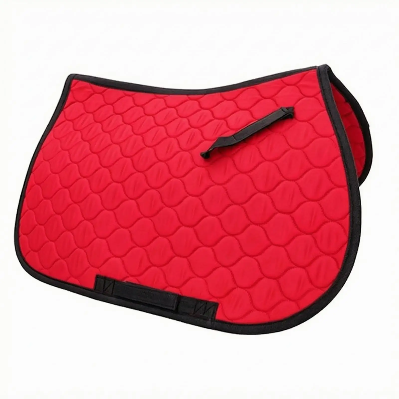 Premium Quilted Saddle Pad for Horses with Contoured Shape for Ergonomic Support and Friction Guard for Training Sessions
