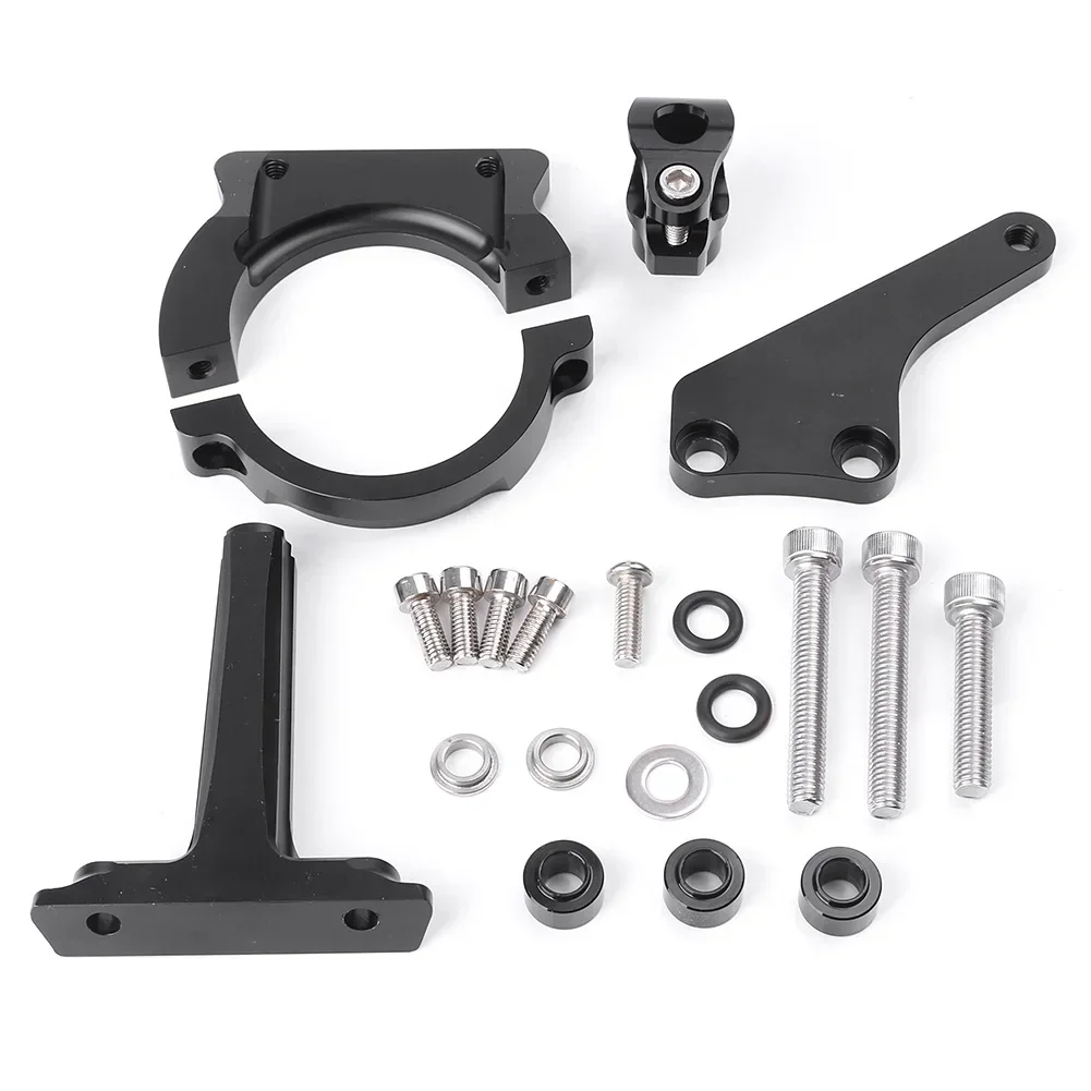 

Motorbike Accessories For Kawasaki ER6N ER-6N Steering Damper Stabilizer Bracket Mounting Holder Kit Set 2006 2007 2008 Aluminum