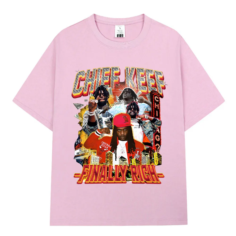Rapper Chief Keef Graphic T-Shirt Men Women Casual Cotton