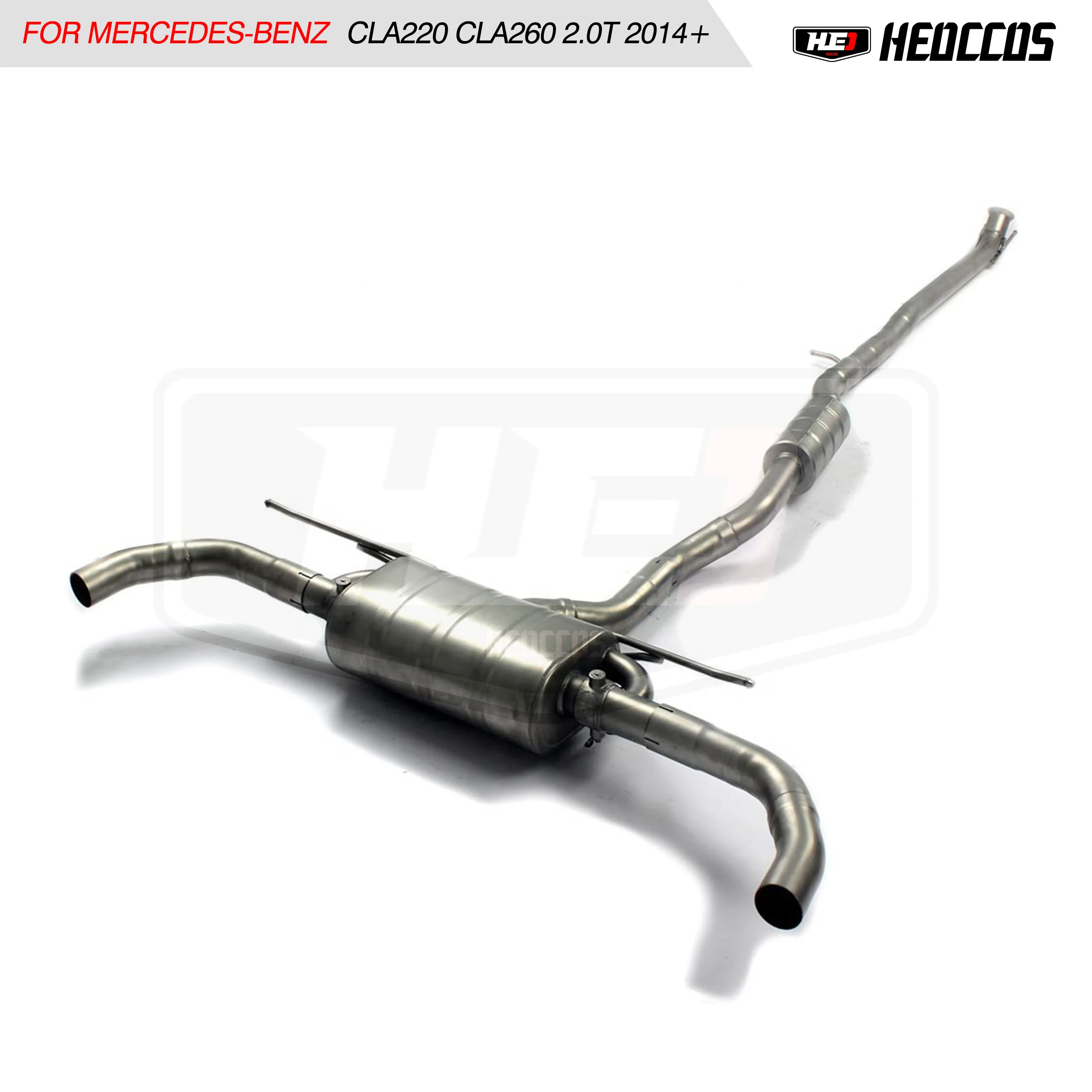 HEO stainless steel exhaust For Mercedes BENZ CLA220 CLA260 2.0T 2014+ catback electronic valve exhaust with silencer