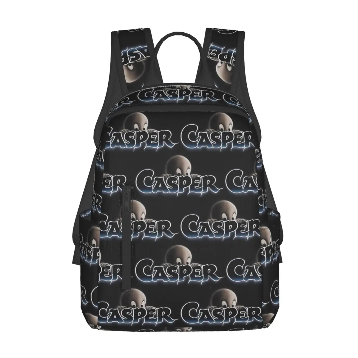 The Friendly Ghost Casper Backpack Daypack Large Capacity Children BookBag School Bag Shoulder Bags for Men Women