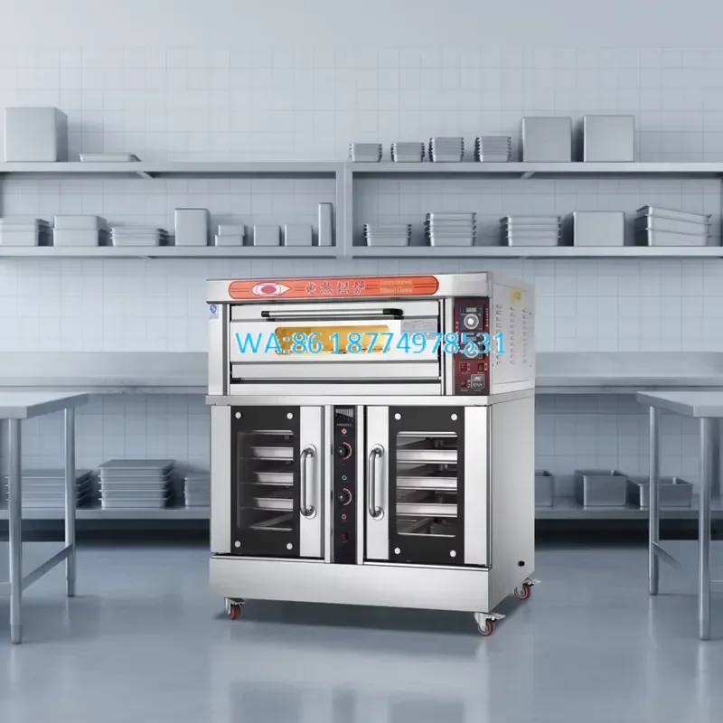 Wmwmnu for Combination Oven Professional 1 Deck 2 Trays 10 Tray Proofer Restaurant Commercial Baking Equipment Corn Digital