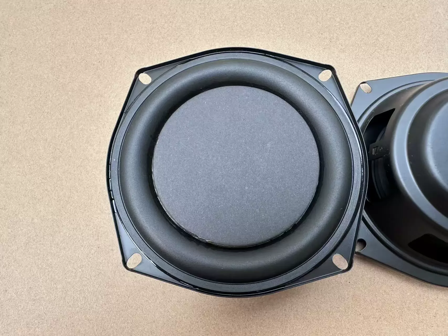 GHXAMP Long Throw 5-Inch 133mm High-Excursion Flat Passive Bass Radiator, Bass Assist Diaphragm with Bracket 2PCS