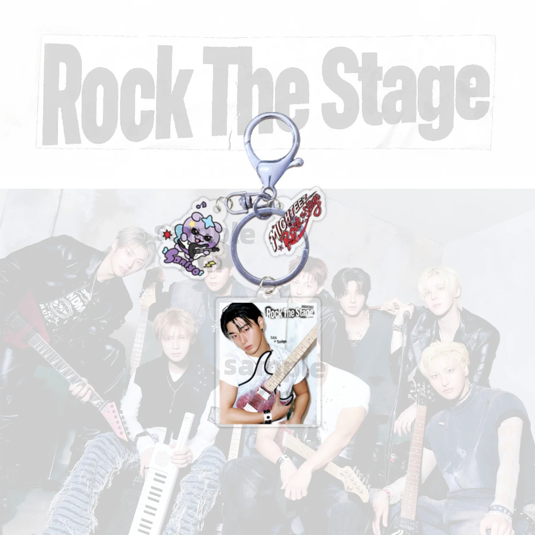 Idol ATEEZ Acrylic Keychain Bag Accessories Hongjoong Seonghwa Yunho Yeosang San Mingi Wooyoung Jongho Fan Exclusive Collection
