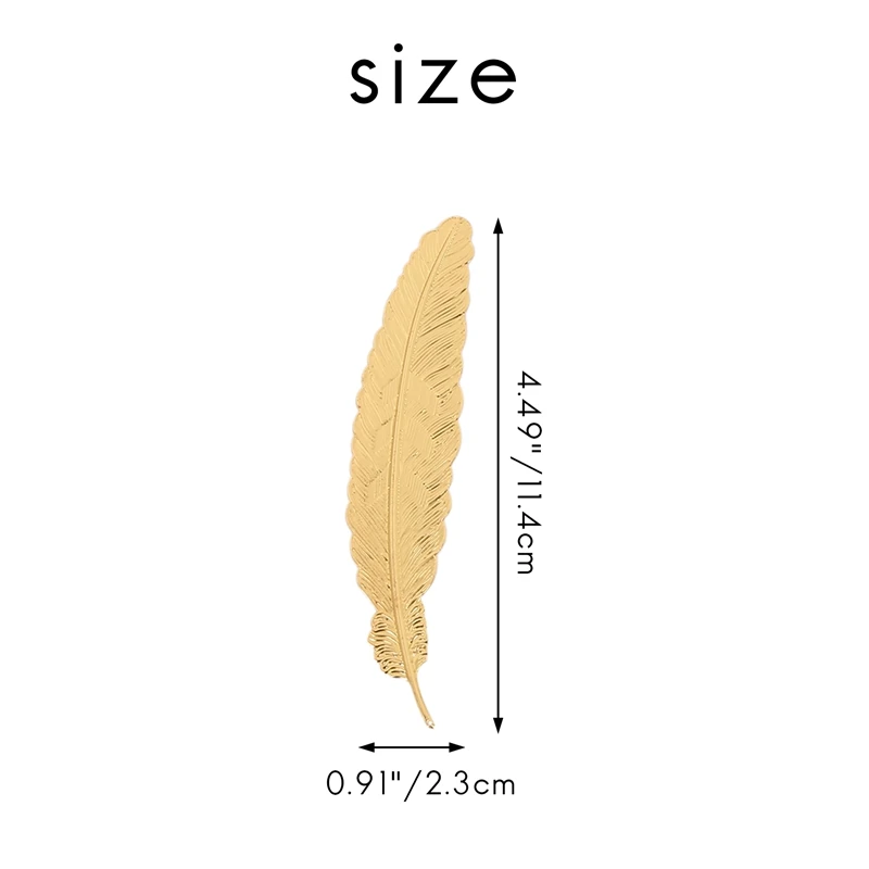 学生のための羽のしおり、金属のしおり、27個