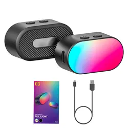 AOCHUAN-Lampe de remplissage RGB magnétique pour une variété de stabilisateurs à 3 axes