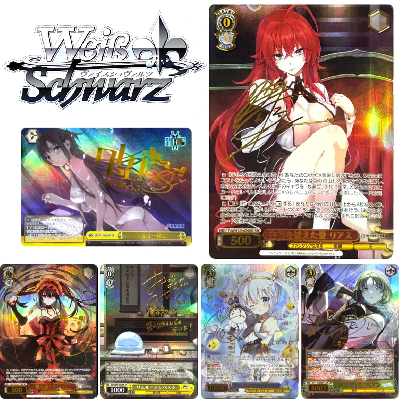 Weiss Schwarz Dating Battle Tokisaki Kurumi Hoshii Miki DIY Homemade Xtreme Collection Card Christmas Birthday Gift Game Toys