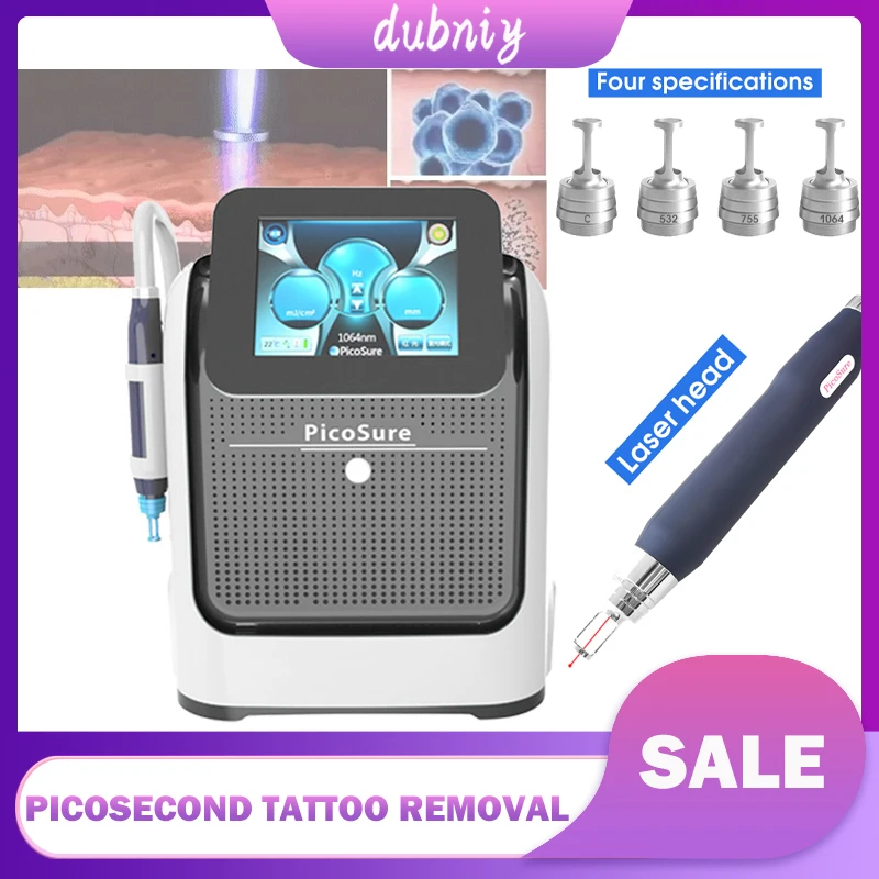 New Upgraded Professional Q Switch ND YAG Picosecond Laser 1320 1064 532NM Tattoo Pigment Removal Beauty Machine