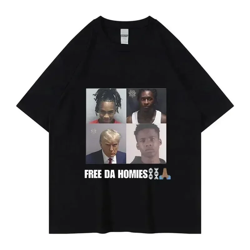 مغني الراب الشباب البلطجة الوحل الجرافيك تي شيرت الرجال النساء الهيب هوب موضة تي شيرتات قصيرة الاكمام الصيف عادية القطن المتضخم تي شيرت #2