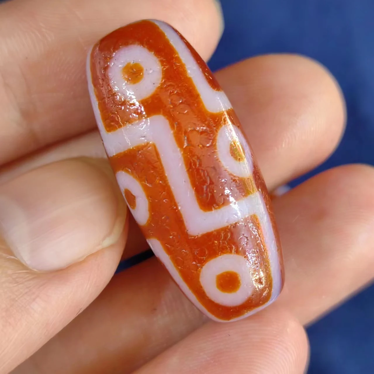 

1pcs/lot natural multi-pattern agate dzi red Weathering lines 30mm Accessories jewelry Rare breeds handiwork beads archaic diy