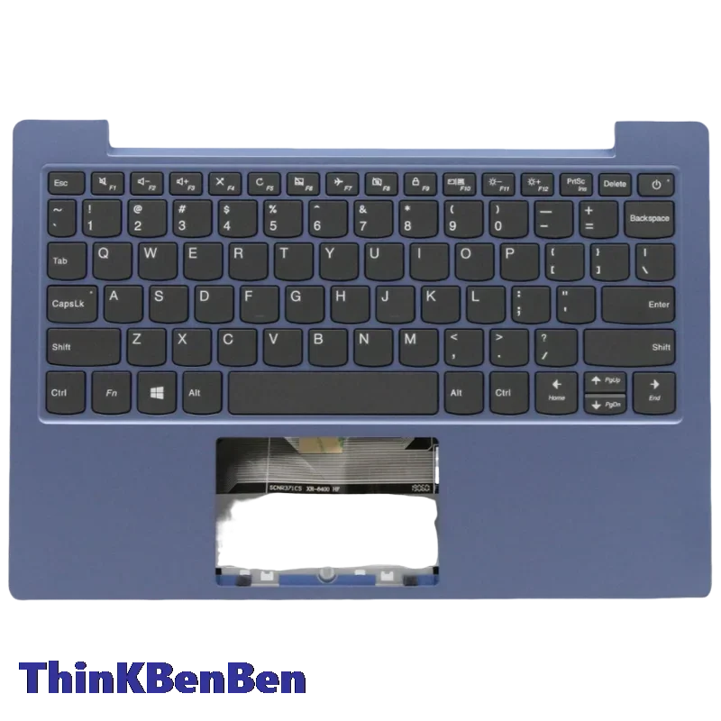 US English Ice Blue Keyboard Upper Case Palmrest Shell Cover For Lenovo Ideapad S150 Slim 1 11 11AST-05 5CB0W44057