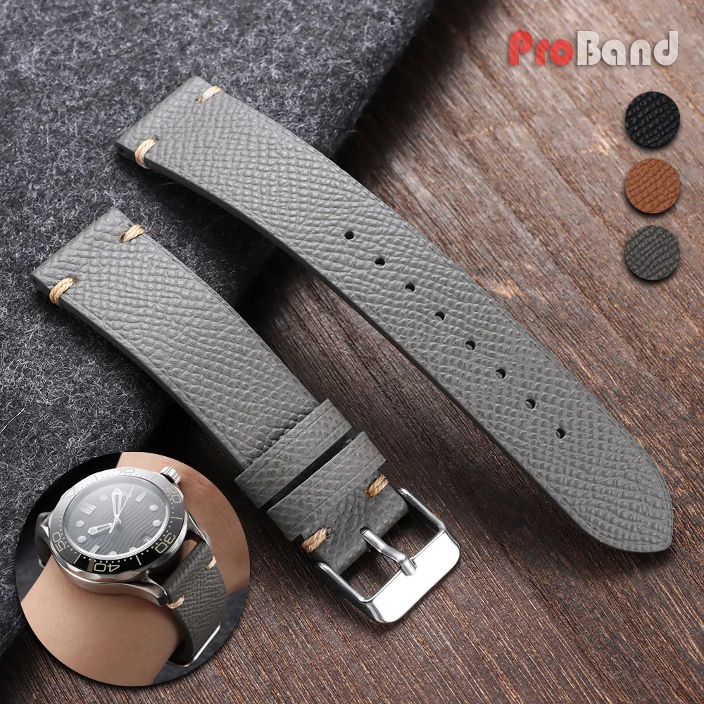 

18mm 19mm 20mm 22mm Universal Genuine Leather Cowhide Watch Band Metal Buckle Vintage Straps Men Women Bracelet Belt Accessories
