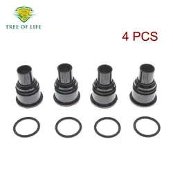 4X Fuel Injector Spacer Cup with O-ring For Toyota 4Runner 2.7L 2TR-FE 2010-2012 Land Cruiser PRADO TRJ120 TRJ150 90561-10020