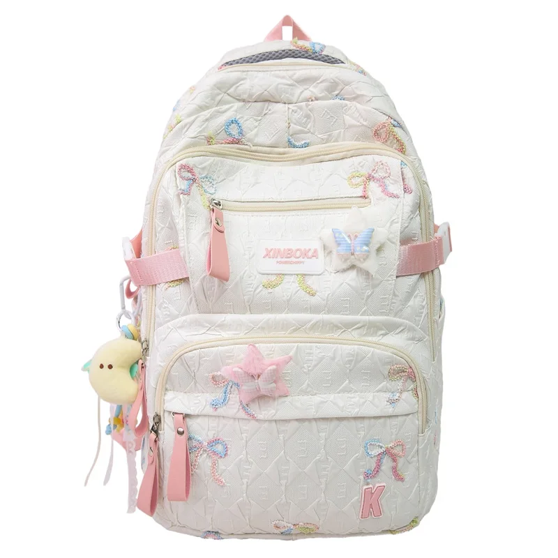 Large Capacity Kids Backpacks for Boy Bow Shaped Cute Backpack Lightweight Cartoon Backpack Travel Backpacks Designer Bags Sac
