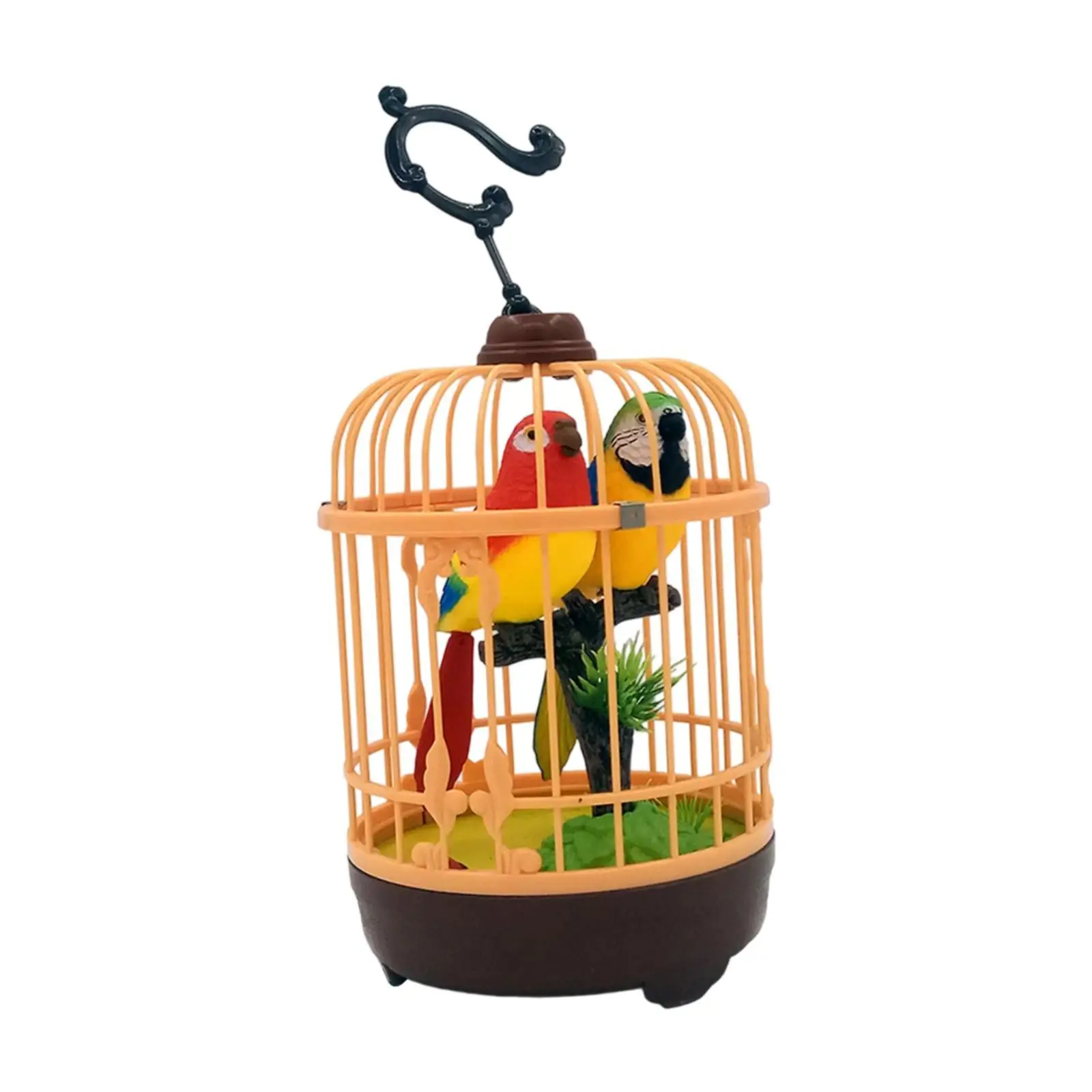 Birds Birdcage Toy Parrot Birds Toy Chirping Voice Home Decor Accessory
