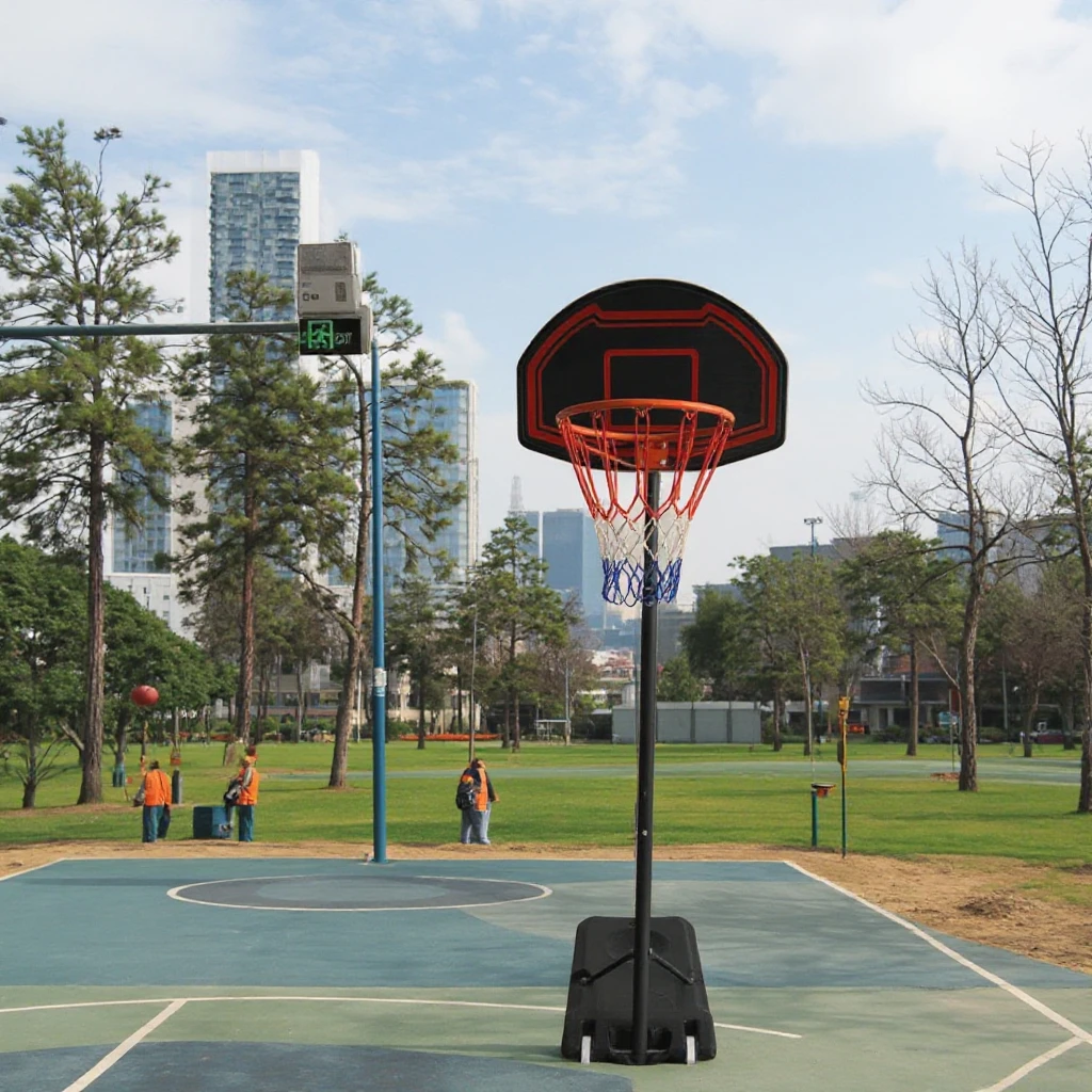 

Top Hanging Retractable Movable Indoor Adult Portable Adjustable Basketball Hoop Stand Steel Rim Included Ball Court Equipment