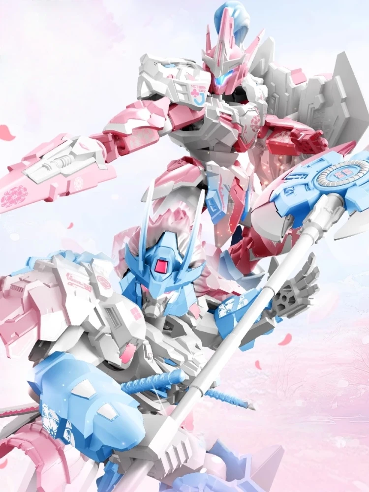 SEMBO Bouwstenen Voorouder Effect Takeda Shingen Lake Knight Sakura Set Assemblage Mobiel Model Ornament Collectie Cadeau - afbeelding 2