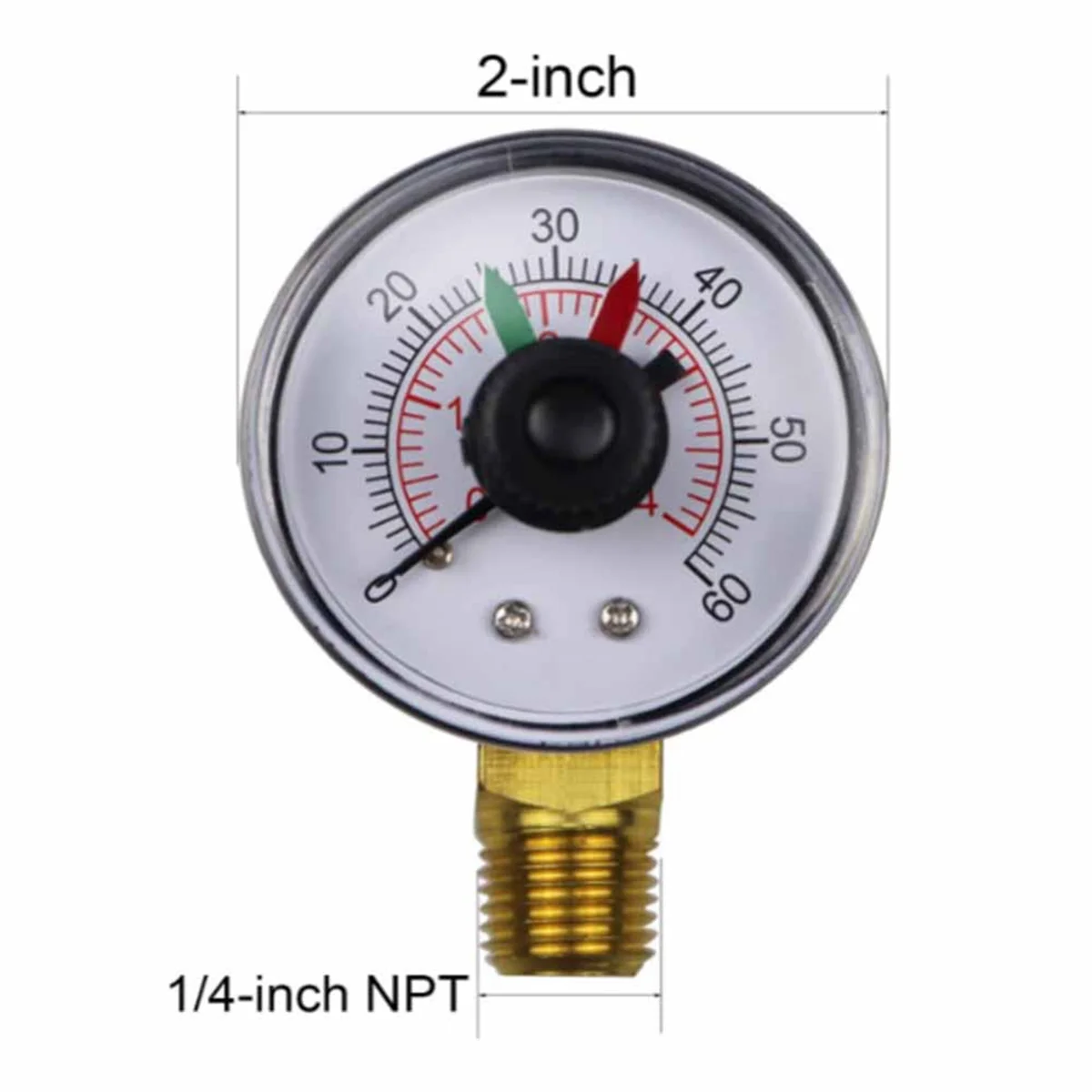 ABDR-ECX271261 Pressure Gauge Suitable for Hayward and Hcf Series Sand Filters S270T2 S244Sv