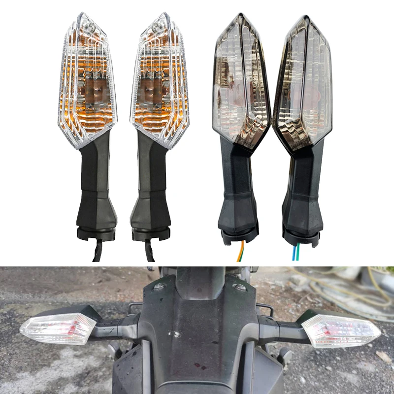 1 Pair Motorcycle Rear Turn Signal Light Indicator Lamps 12V Fit For Kawasaki Ninja 300 650 1000 Z1000SX Z800 ER-6N ER-6F ZX-6R