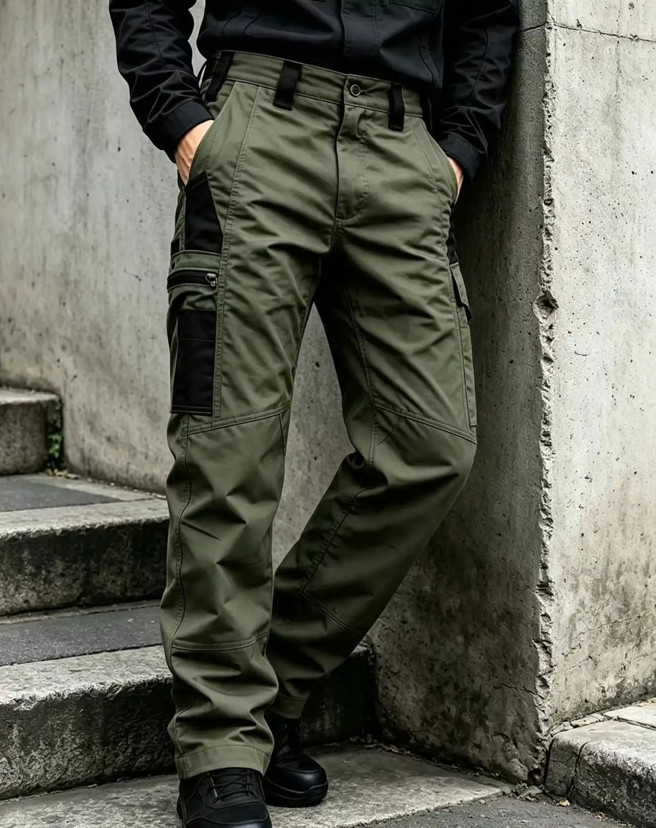 New Tactical Work Pants Men Outdoor Cargo Trousers Autumn Spring Outdoor Work Wear Hiking Trousers Multi Pocket Windproof Pant