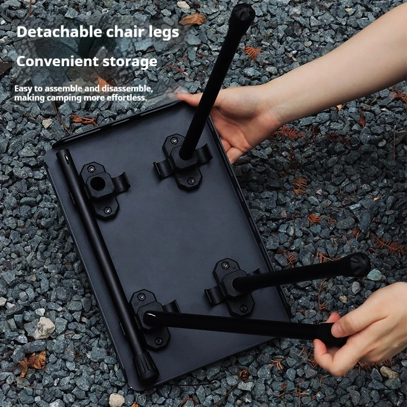 

Carbon Steel Outdoor Tactical Small Folding Stool Camping Simple Folding Stool Lightweight Portable Leisure Stool Fishing Stool
