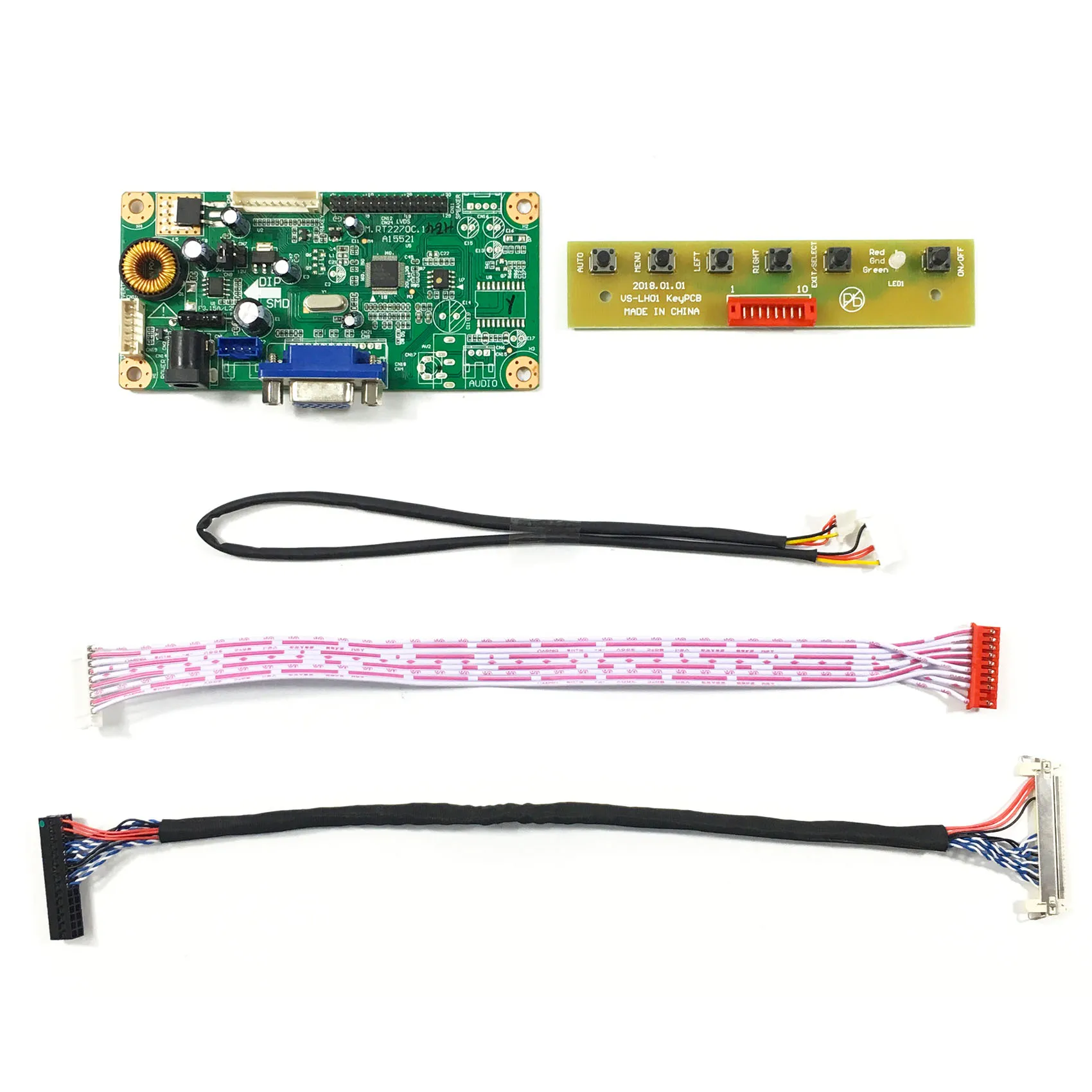 RT2270C VGA LCD Controller Board work for 10.4 in 1024x768 G104XVN01.0 LCD