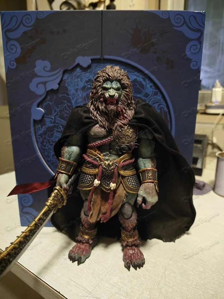

In-Stock Nottaa Ym005 Shiziling Cyan Lion 1/12 Lion Ridge Double Headed Action Figure Kit Original Chinese Style