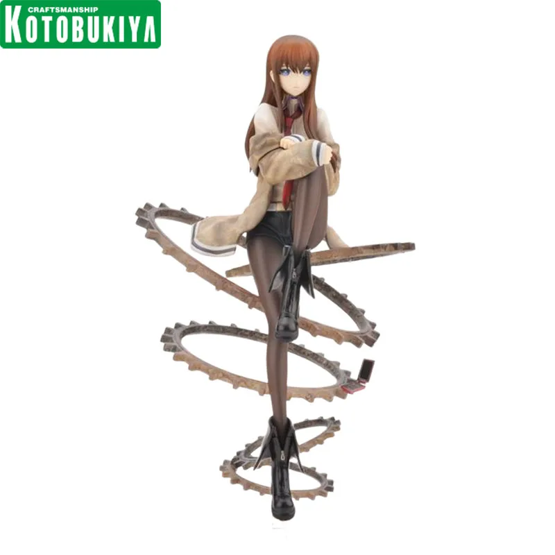 

In Stock Genuine Original KOTOBUKIYA Makise Kurisu Steins;Gate Action Anime Figure Collectible Model Doll Statuette Ornament Toy