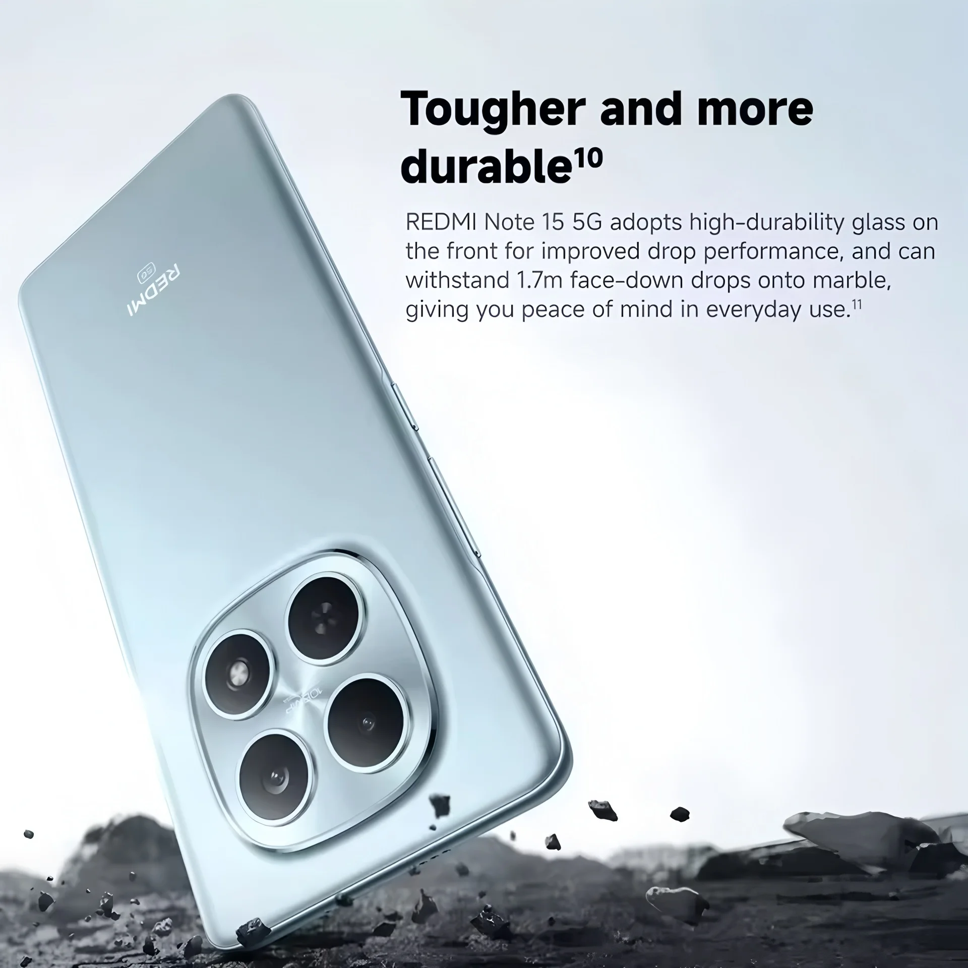 Xiaomi Redmi Note 15 5G, Snapdragon 6 Gen 3, Pantalla AMOLED de 6.77″, 120Hz, Cámara de 108MP con OIS, Batería de 5520mAh, NFC 7