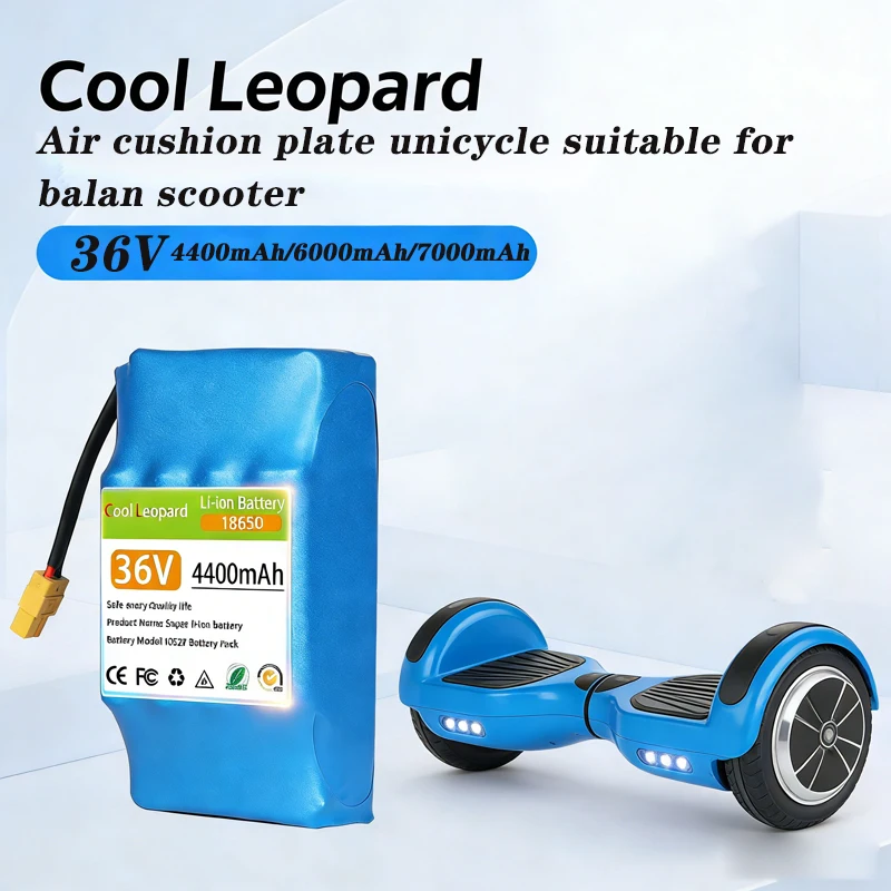 

36V 4400mAh Genuine 10s2p Runtime Rechargeable Lithium Ion Battery Packs,For Electric Self Balancing Scooter HoverBoard Unicycle