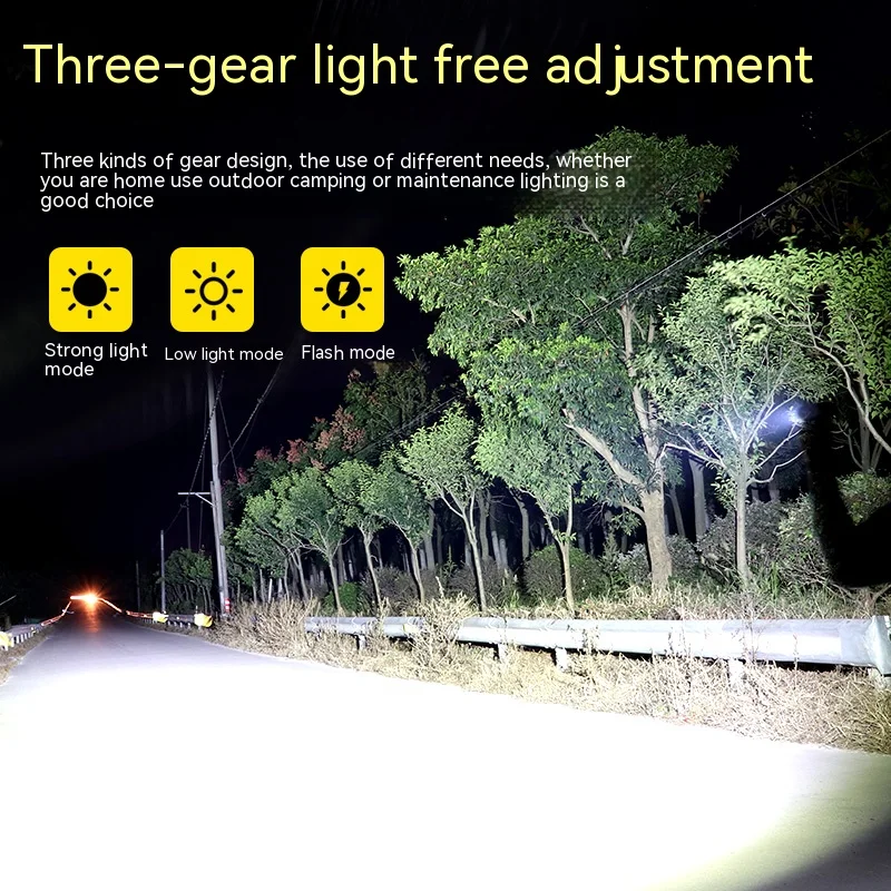 90 Degree Foldable LED Flashlight Portable Mini Headlamp Outdoor Waterproof Camping Emergency Hiking Car Repair Elbow Flashlight