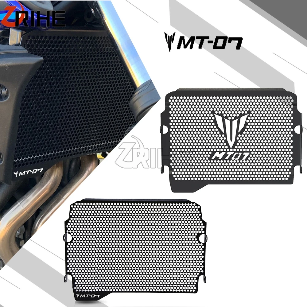 

MT-07 MT 07 MT07 2018 - 2025 FZ-07 FZ07 mt 07 New accessories Radiator Grille Cover Guard Protection Protetor for YAMAHA YZF-R7