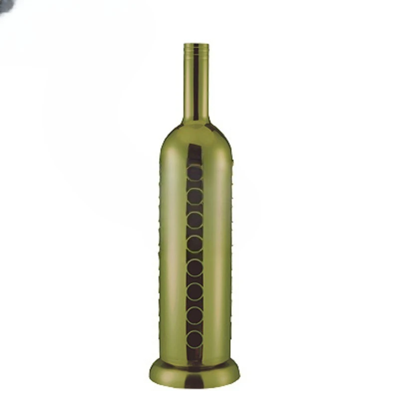 

Rotary plated Takazhuang bottle-shaped wine rack