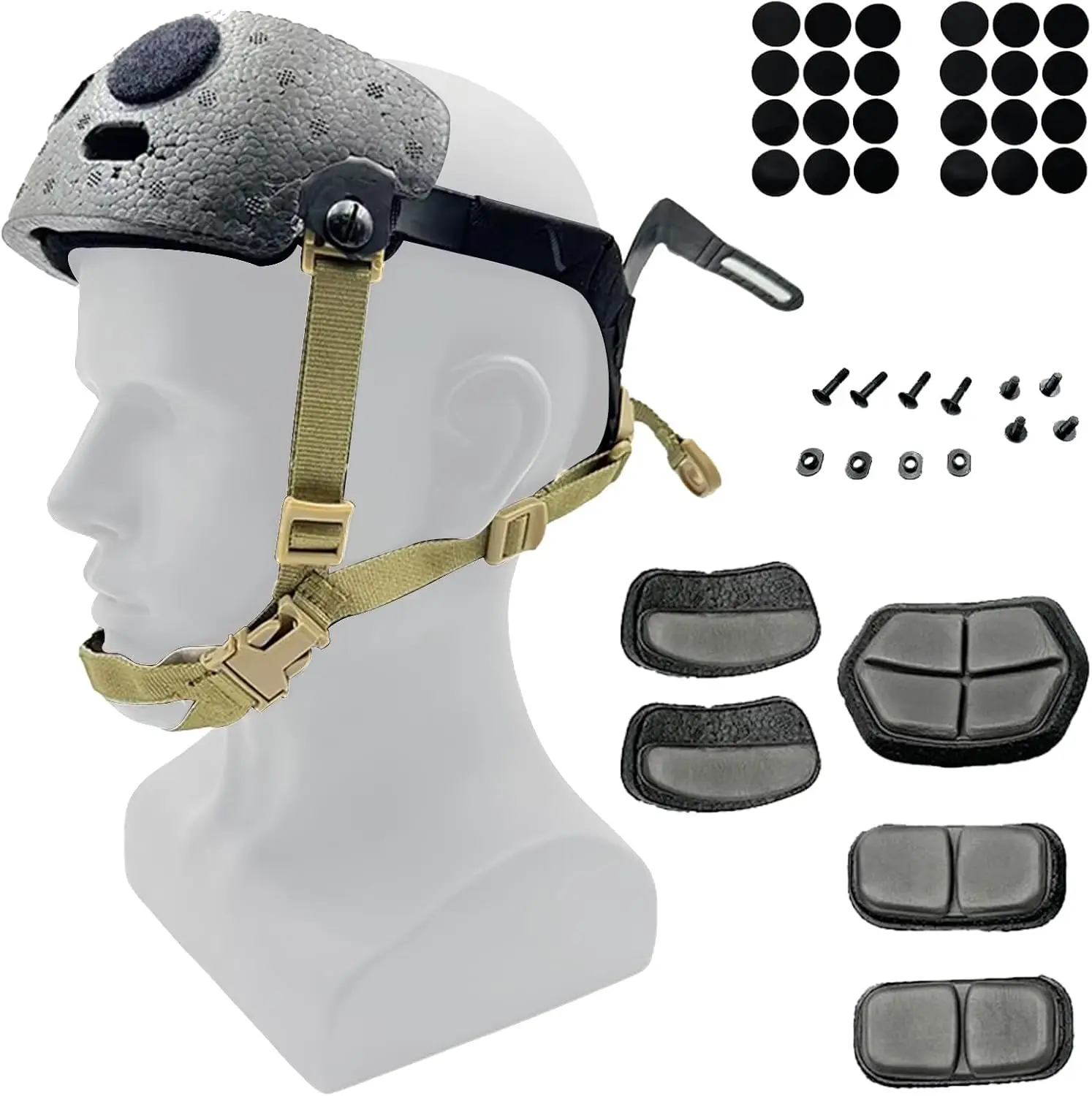 

FANDAO Helmet Inner Suspension System Shooting Hunting Helmets Adjustable Head Lock Strap Accessories for Repair and Maintenance