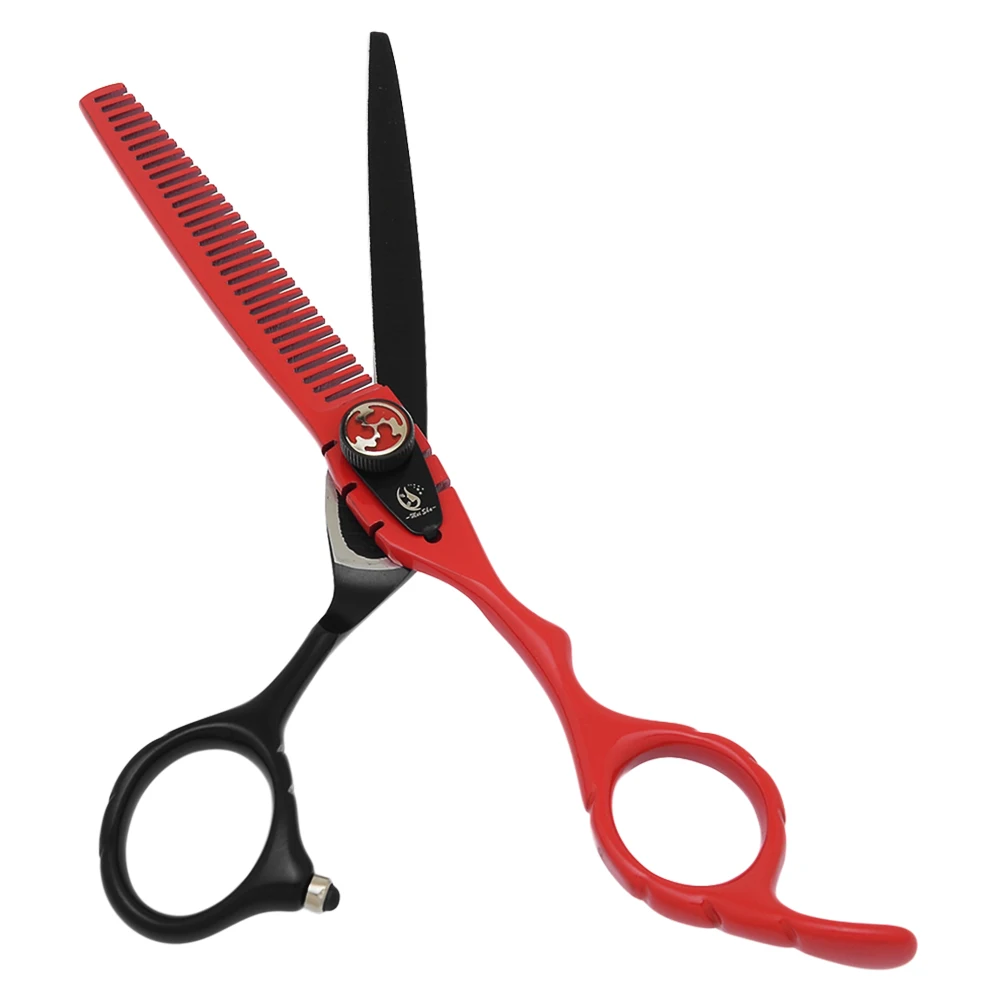 Tijeras de Peluquería Profesionales de 6.0 Pulgadas, Tijeras de Corte para Barbería, Tijeras de Entresacar y Recortar, Acero Japonés, Tijeras de Salón A0023A