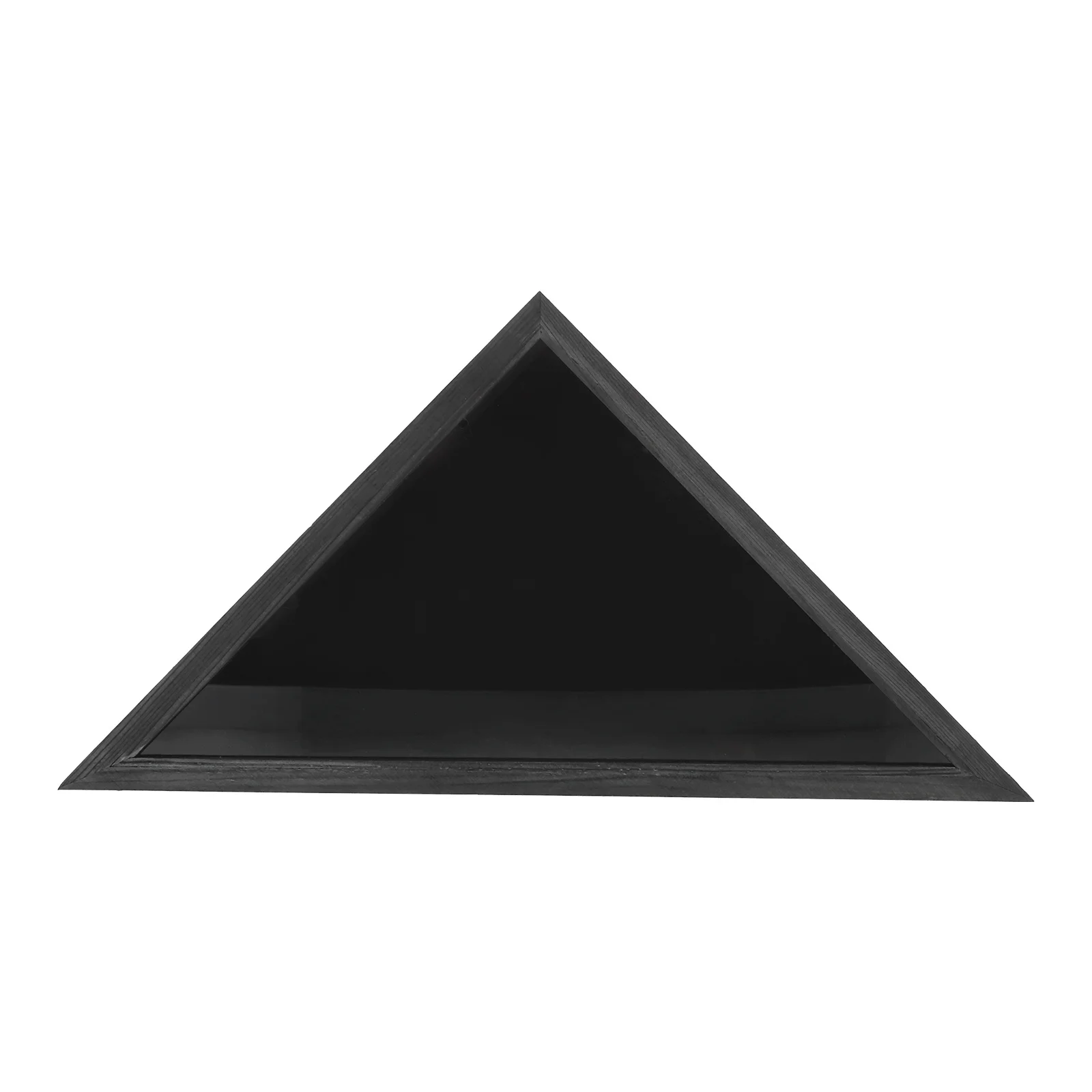 

Wooden Box Triangle Holder For Wall Display Storage Case With Protection Cover Container Display Use Wood Flag Case