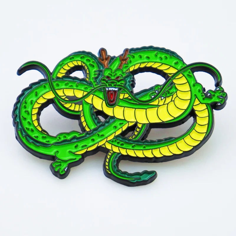 Creative Dragon Metal Decoration Enamel Badge Clip for Hats New Era Pins Clothing Fashion Brooch Accessories