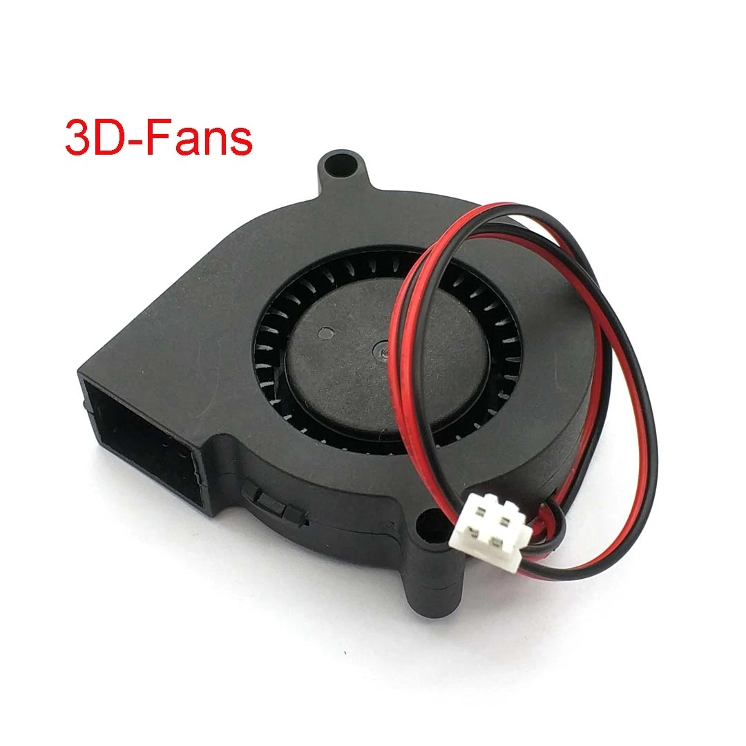 A8 A6 5015 Air Blower 5V 12V 24V Ultra-quiet Oil Bearing About 5000 RPM Turbo Small Fan For 3D Printer