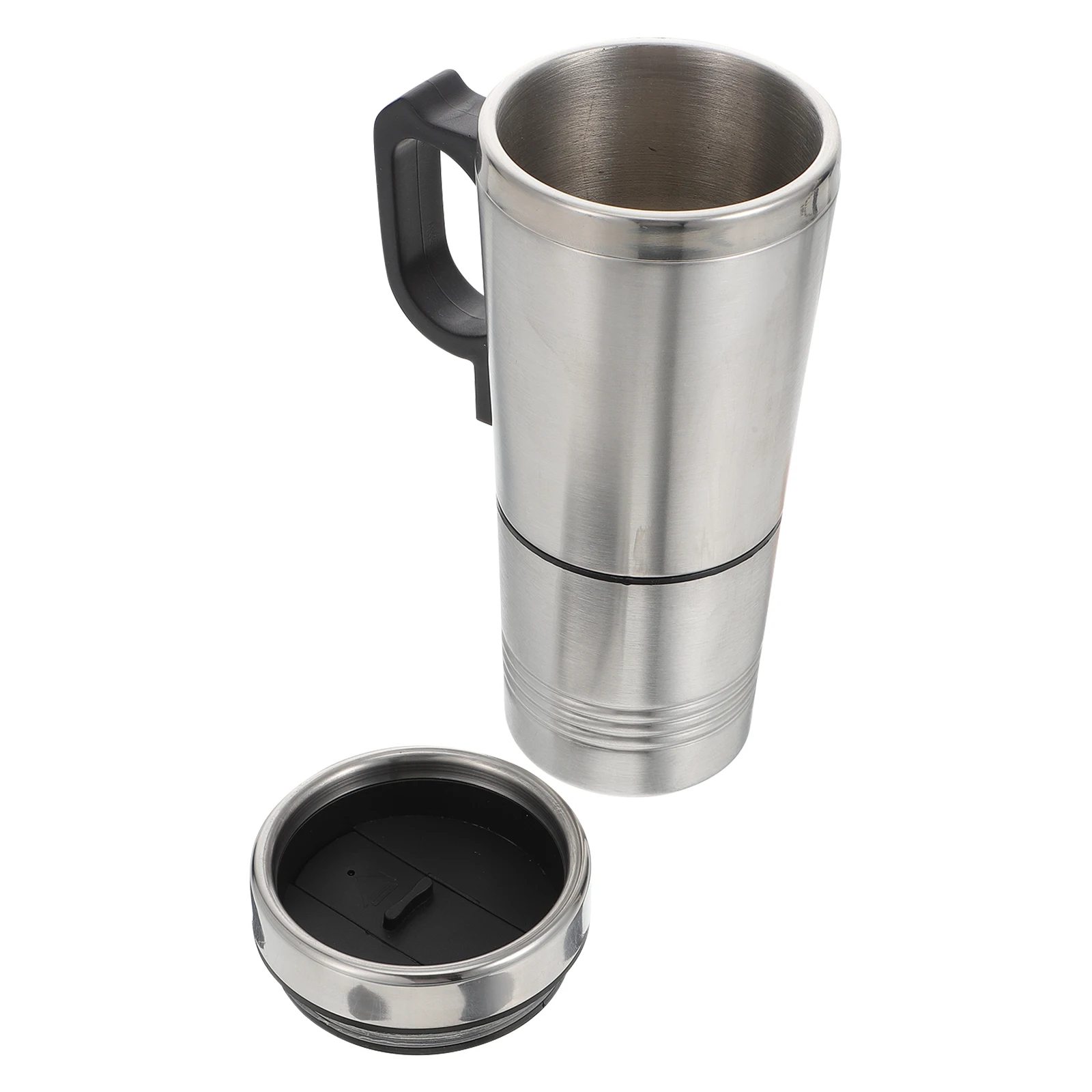 

12V Electric Car Heating Cup Stainless Steel Vacuum Large Capacity Insulated Travel Driver Portable Safe Efficient