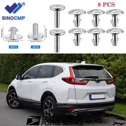 8pcs Engine Access Cover Pins Screws Set for Accord Honda Acura Lower Civic Pin Screw Retainer for 6X CRV Cover 90674-TY2-A01