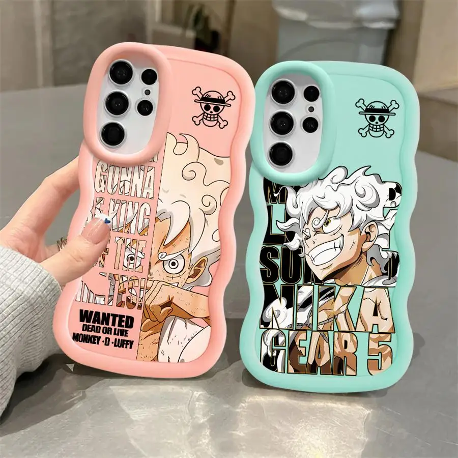 Мягкий чехол для телефона Samsung Galaxy S24FE S23 S25 Plus S20 FE S21FE Ultra S24 S23ultra S22 с рисунком аниме One