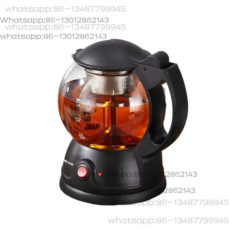 1L Household Black Tea Maker Automatic Steam Black Teapot Glass Multifunctional Electric Kettle Health Pot Boiling Teapot