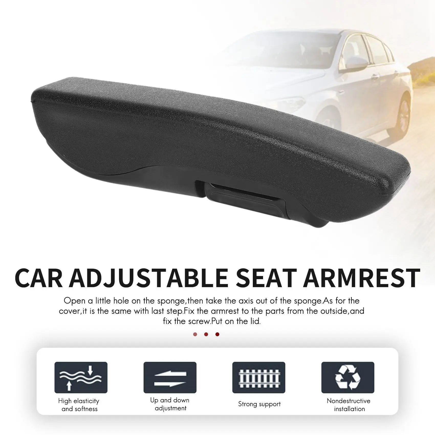 

Leading-Car Universal Adjustable Car Seat Armrest Handheld Frame For Rv Motorhome