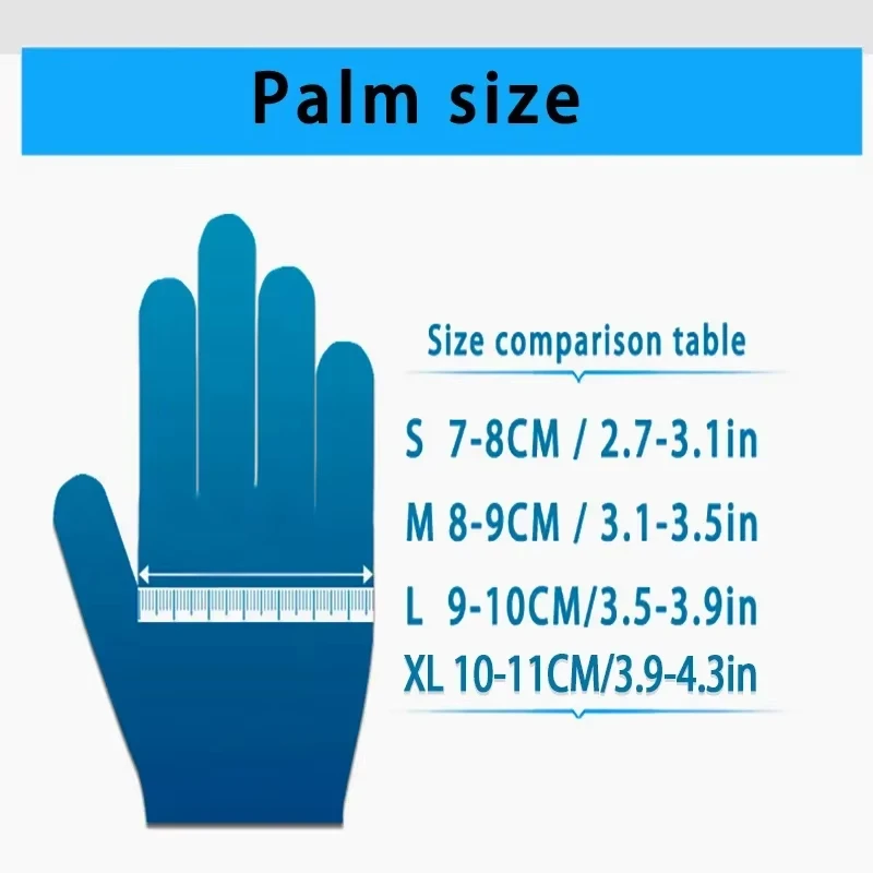 10-100PCS White Nitrile Disposable Gloves Latex Free Powder Household Gloves for Cooking Food Safe Cleaning Work Glove