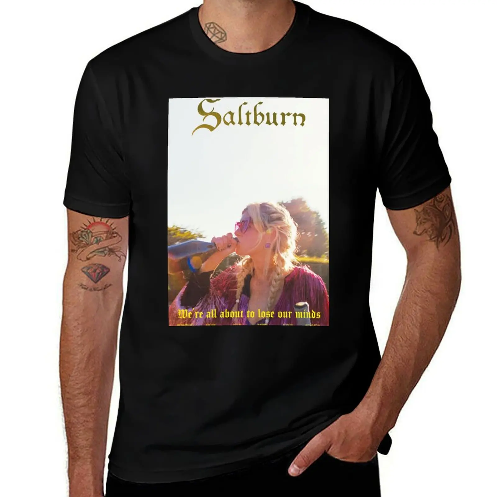 

venetia saltburn T-Shirt blanks tees T-shirts oversize rapper graphic tees anime shirts men