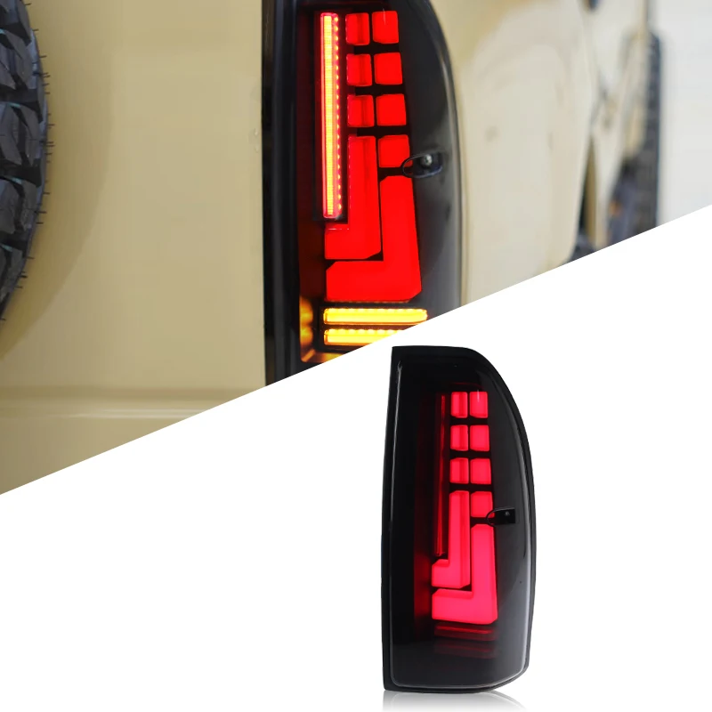 Car LED Taillight Tail Light For Toyota Prado 2700 3400 LC90 LC95 1996-2002 Rear Running Light Brake Reverse Turn Signal