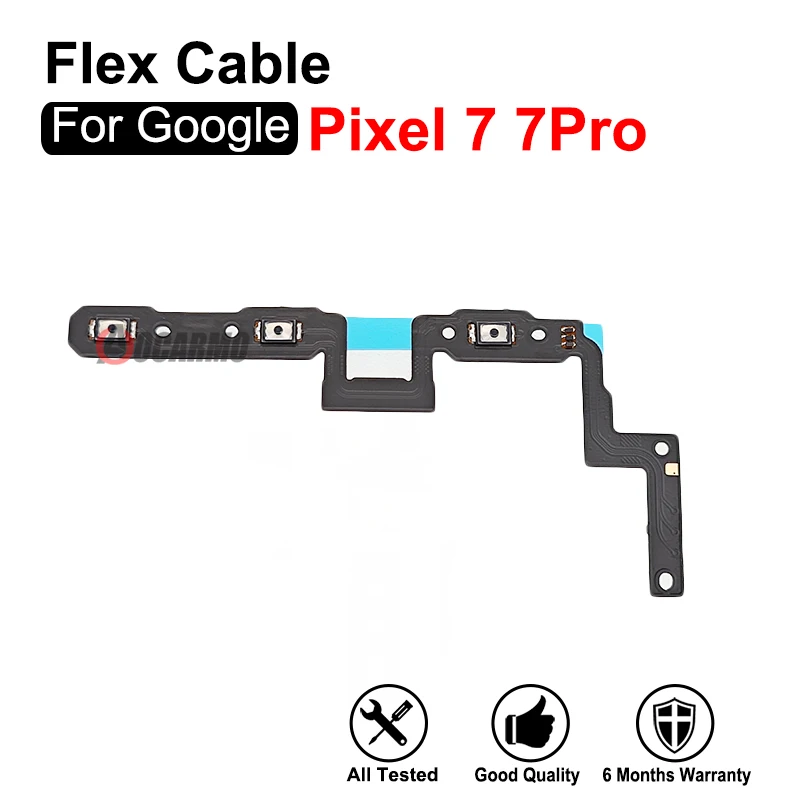 1Pcs For Google Pixel 7 / 7Pro Power Buttons Flex Cable Repair Replacement Parts
