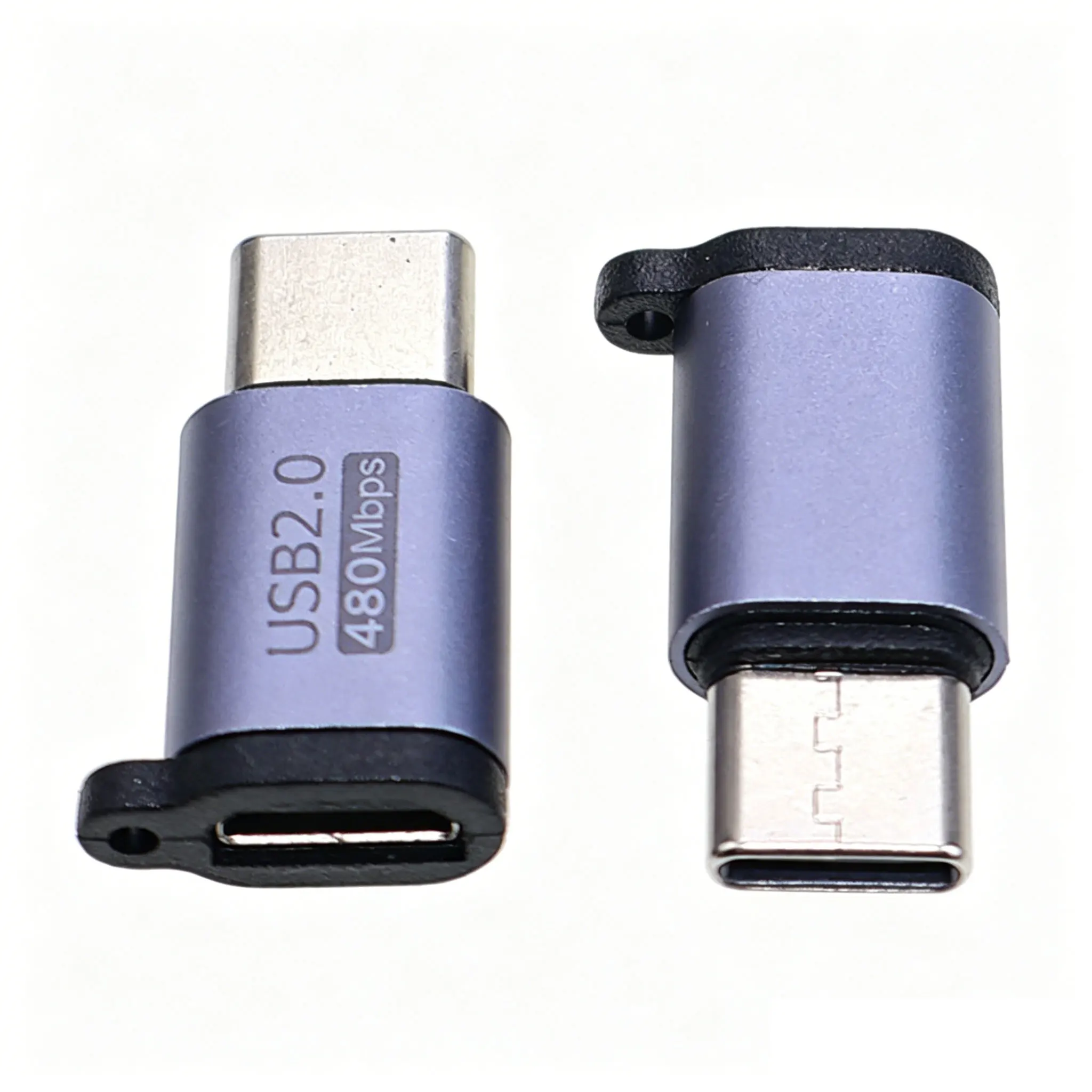 2-5 Stück Typ-C Micro-USB-Buchse auf Typ-C Mini-Micro-USB-Stecker Ladeadapter Ladegerät Konverter für 480 Mbit/s Datenübertragung – Detail 1